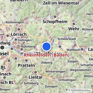 Kartenvorschau Rheinfelden (Baden)