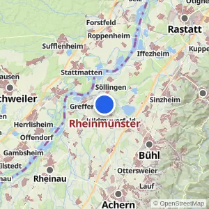 Kartenvorschau Rheinmünster