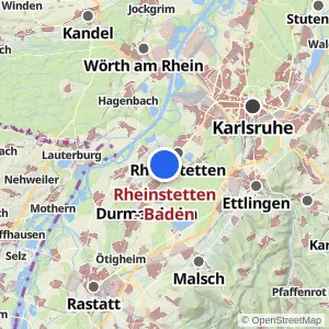 Kartenvorschau Rheinstetten - Baden
