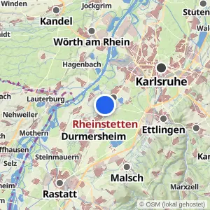 Kartenvorschau Rheinstetten