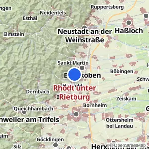 Kartenvorschau Rhodt unter Rietburg