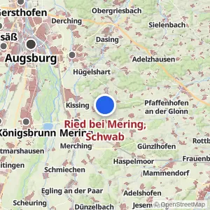 Kartenvorschau Ried bei Mering, Schwab
