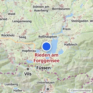 Kartenvorschau Rieden am Forggensee