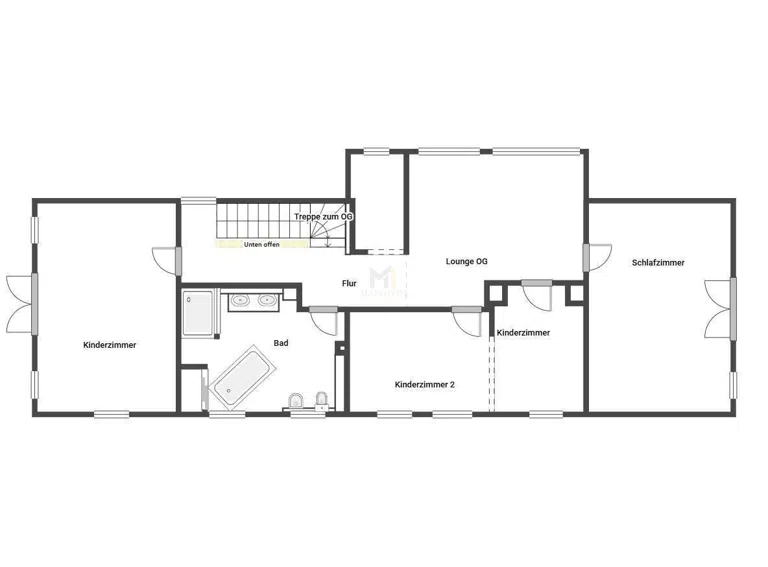 Grundriss Obergeschoss
