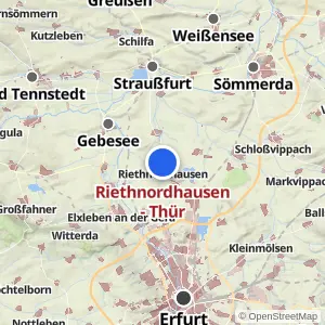 Kartenvorschau Riethnordhausen - Thür