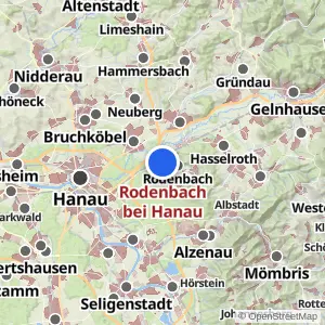 Kartenvorschau Rodenbach bei Hanau