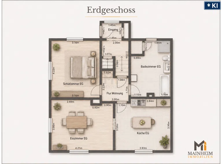 Grundriss Erdgeschoss