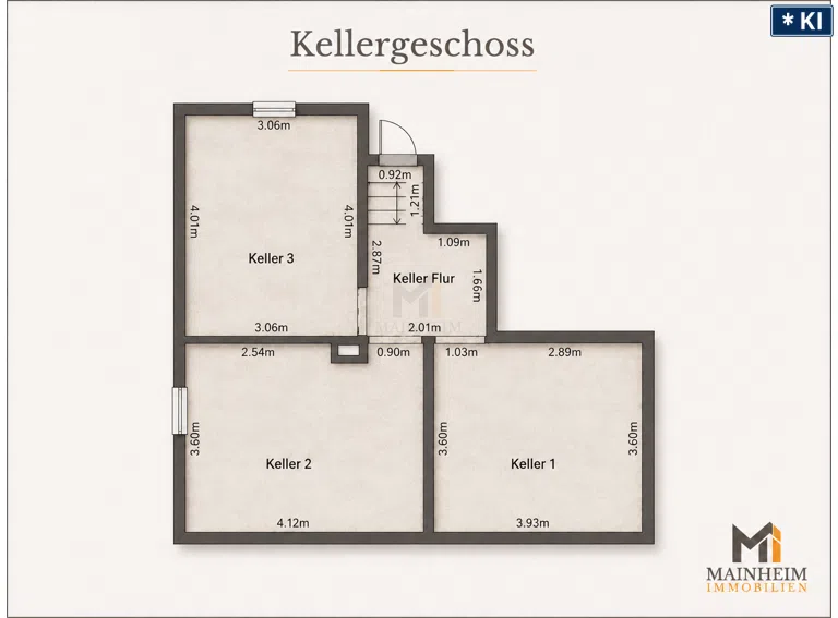 Grundriss Keller