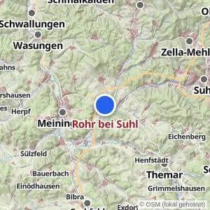 Kartenvorschau Rohr bei Suhl