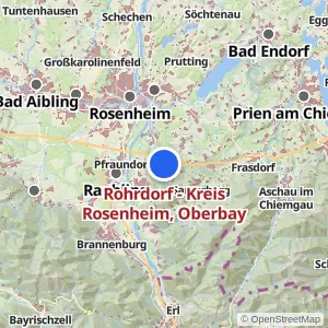 Kartenvorschau Rohrdorf - Kreis Rosenheim, Oberbay