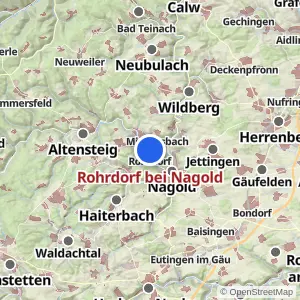 Kartenvorschau Rohrdorf bei Nagold
