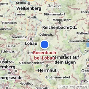Kartenvorschau Rosenbach bei Löbau