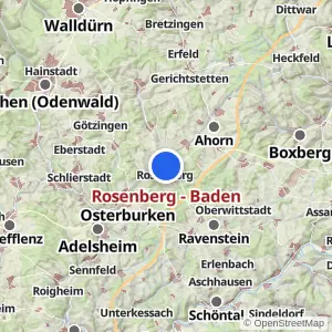 Kartenvorschau Rosenberg - Baden