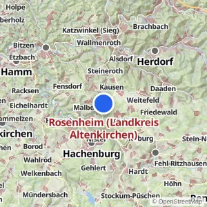 Kartenvorschau Rosenheim (Landkreis Altenkirchen)