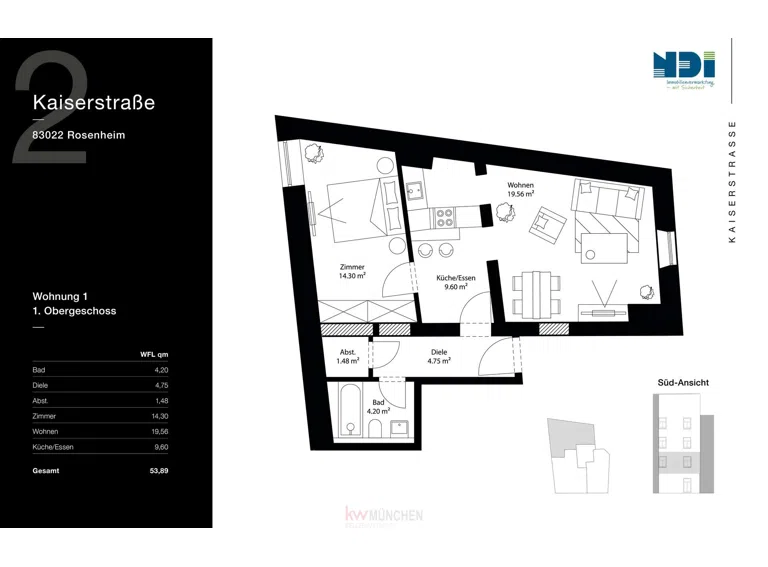 Wohnung 1 Grundriss