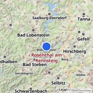 Kartenvorschau Rosenthal am Rennsteig