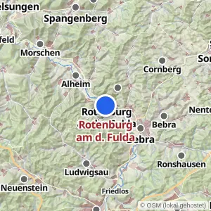 Kartenvorschau Rotenburg am d. Fulda