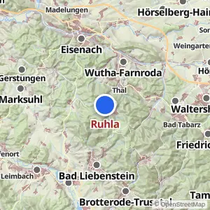 Kartenvorschau Ruhla