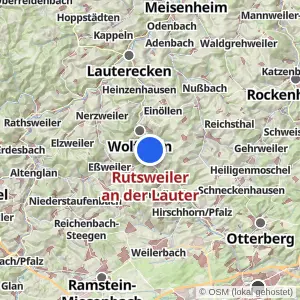 Kartenvorschau Rutsweiler an der Lauter