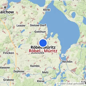 Kartenvorschau Röbel - Müritz