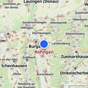 Kartenvorschau Röfingen