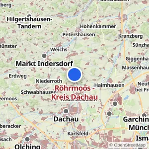 Kartenvorschau Röhrmoos - Kreis Dachau