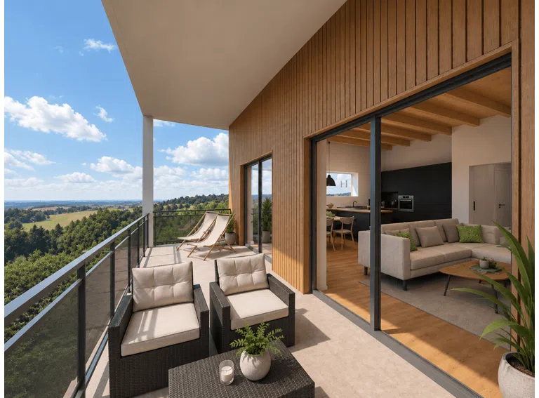 Terrasse Visualisierung