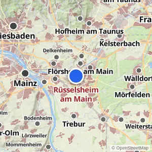 Kartenvorschau Rüsselsheim am Main