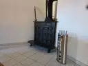 Ofen im Wohnzimmer