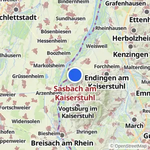 Kartenvorschau Sasbach am Kaiserstuhl
