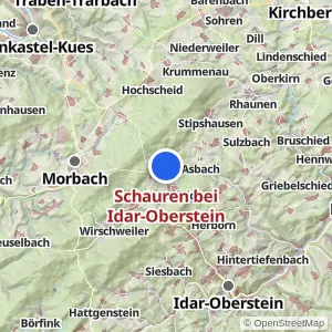 Kartenvorschau Schauren bei Idar-Oberstein