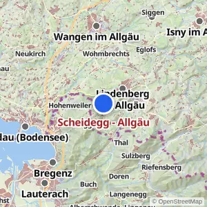 Kartenvorschau Scheidegg - Allgäu