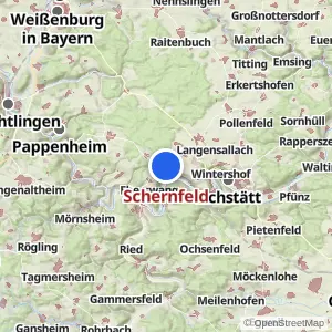 Kartenvorschau Schernfeld