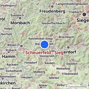 Kartenvorschau Scheuerfeld - Sieg