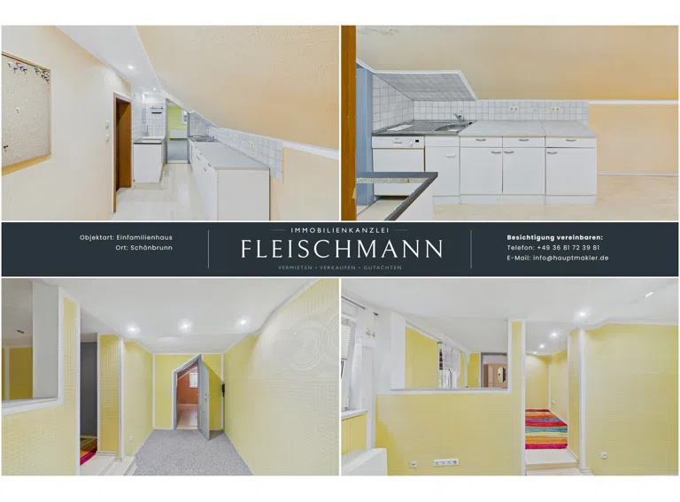 Küche und Esszimmer im OG