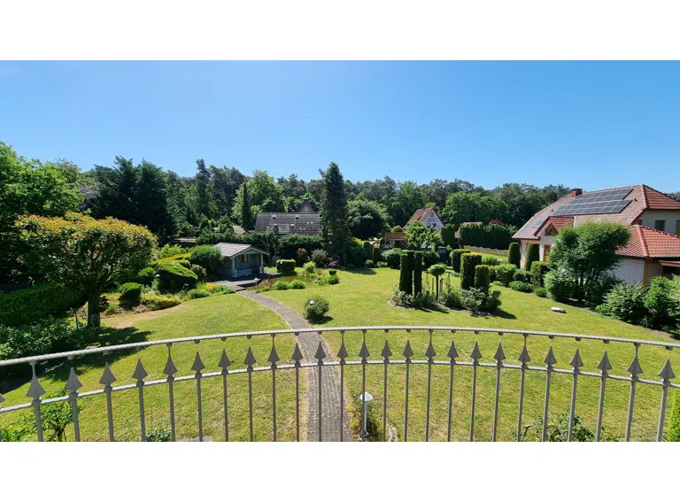Ausblick vom Balkon