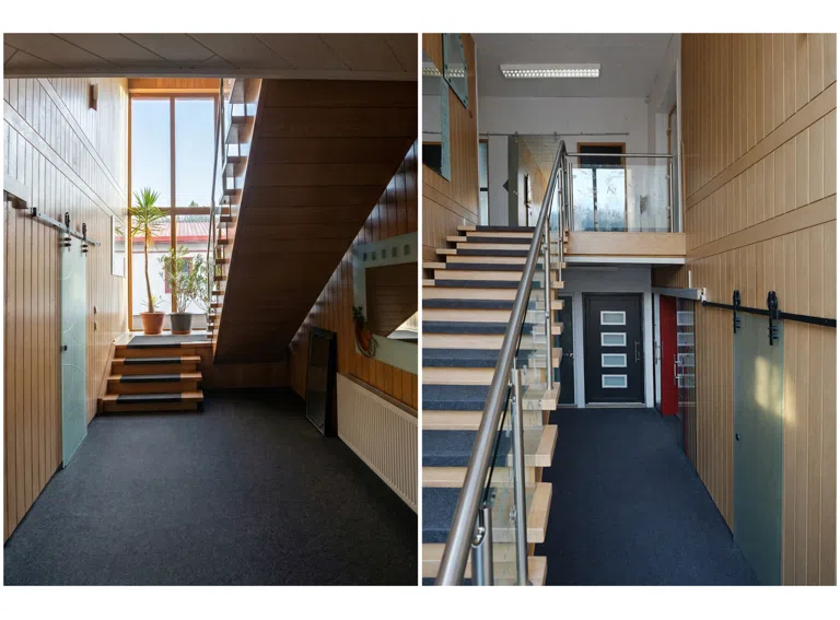 Treppenhaus Bürotrakt