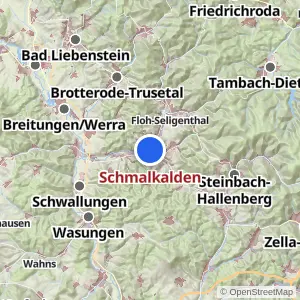 Kartenvorschau Schmalkalden