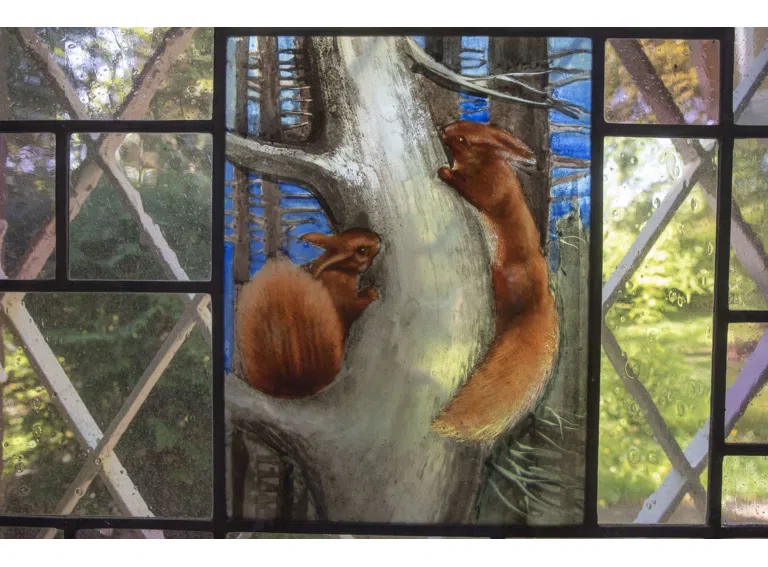 Fenster am Eingang