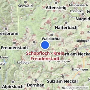 Kartenvorschau Schopfloch - Kreis Freudenstadt