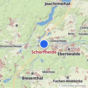 Kartenvorschau Schorfheide