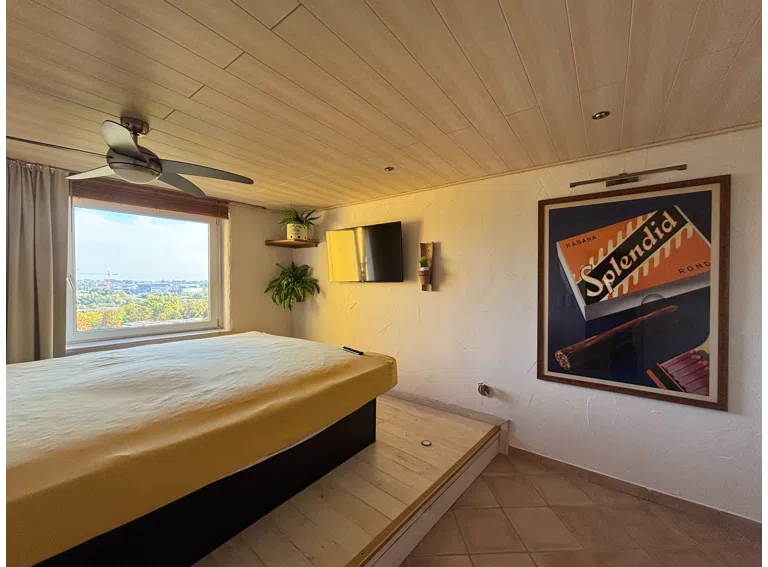 Schlafzimmer mit Aussicht