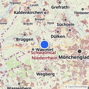 Kartenvorschau Schwalmtal - Niederrhein