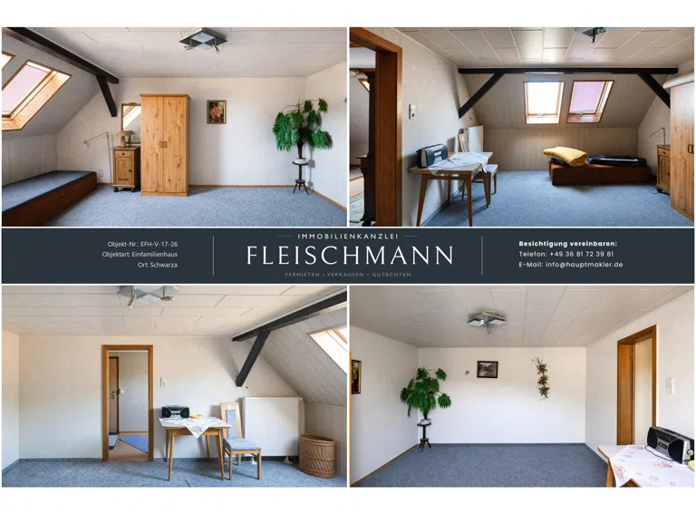 Räume im Dachgeschoss