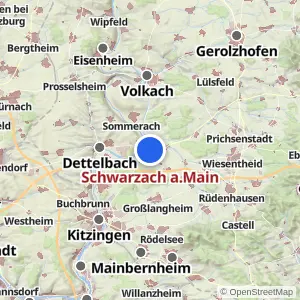 Kartenvorschau Schwarzach a.Main