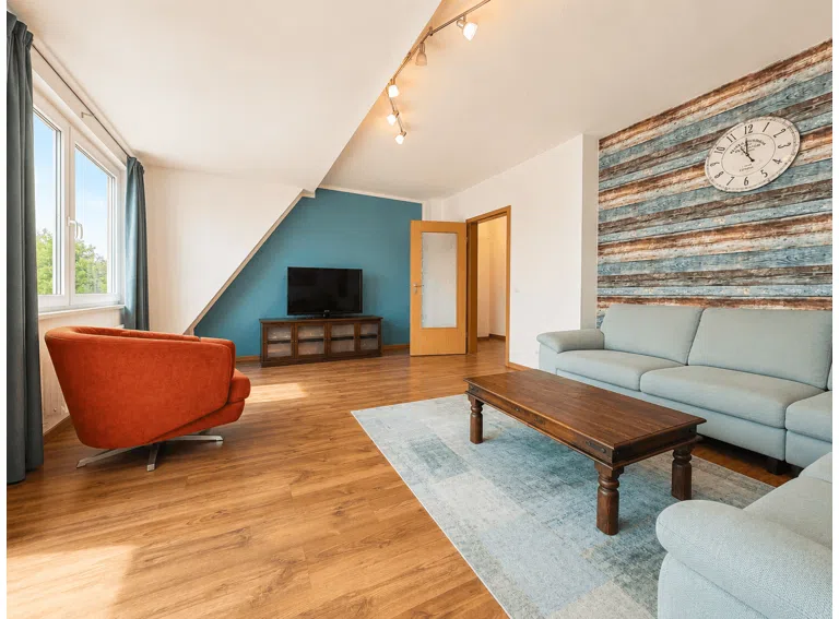 Wohnzimmer Blick Flur