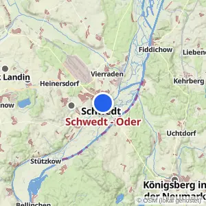 Kartenvorschau Schwedt - Oder