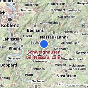 Kartenvorschau Schweighausen bei Nassau, Lahn