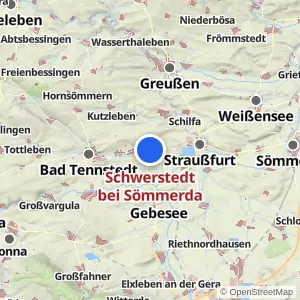 Kartenvorschau Schwerstedt bei Sömmerda