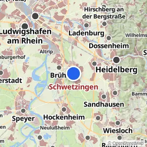 Kartenvorschau Schwetzingen
